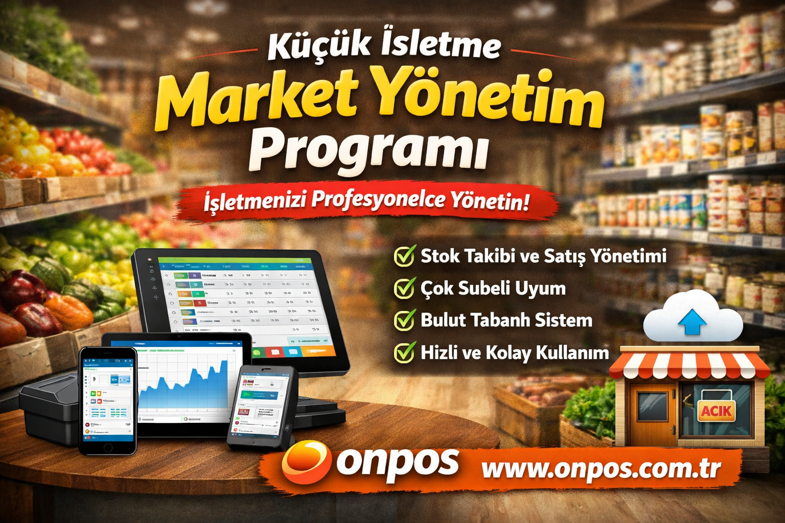 Küçük İşletme Market Yönetim Programı